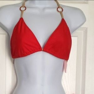 Pinkini bikini top size medium